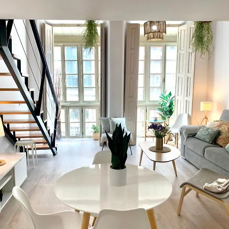 Homely Loft Especerias Апартаменты Малага